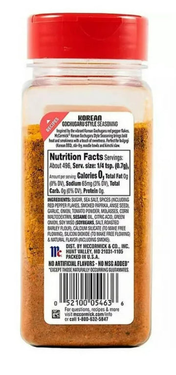 Mccormick Korean Gochugaru Style Seasoning (12.26 Oz.)