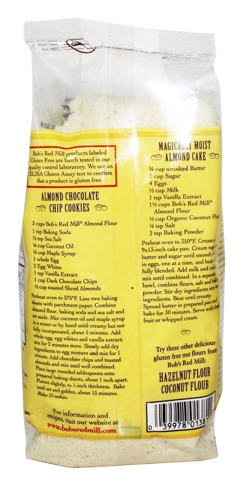 Bobs Red Mill Almond Flour Gluten-Free 16 oz (453 g) - 16 Ounce (Pack of 1)