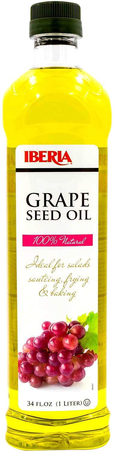 Iberia Grapeseed Oil, All Natural, 34 Fl Oz, Model 217635