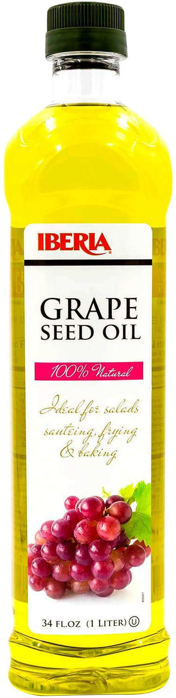 Iberia Grapeseed Oil, All Natural, 34 Fl Oz, Model 217635