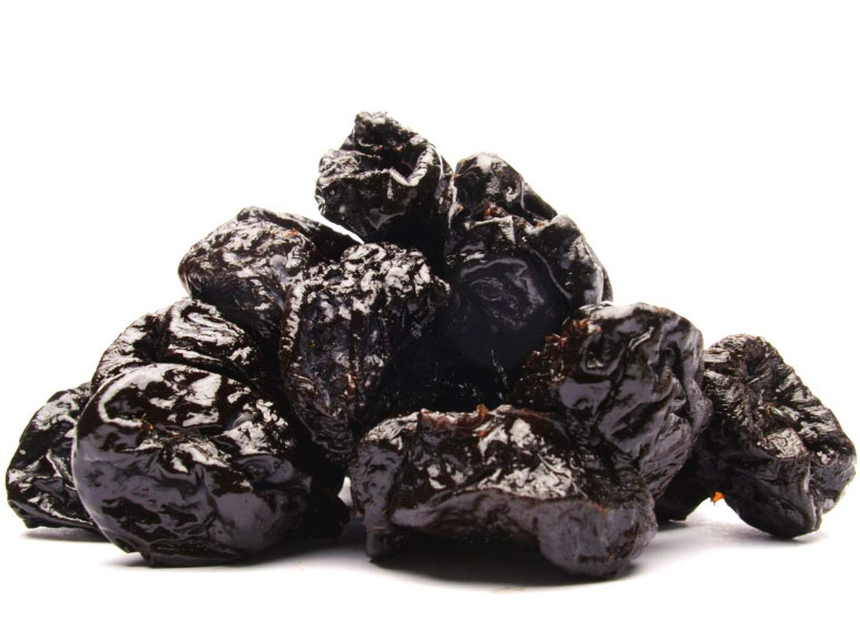 Dried Prunes Pitted | 1 Lb - Dried Fruit Jumbo | No Sugar Added | Dehydrated Fruit Bites | Packed In New York Zip-Seal Bag For E