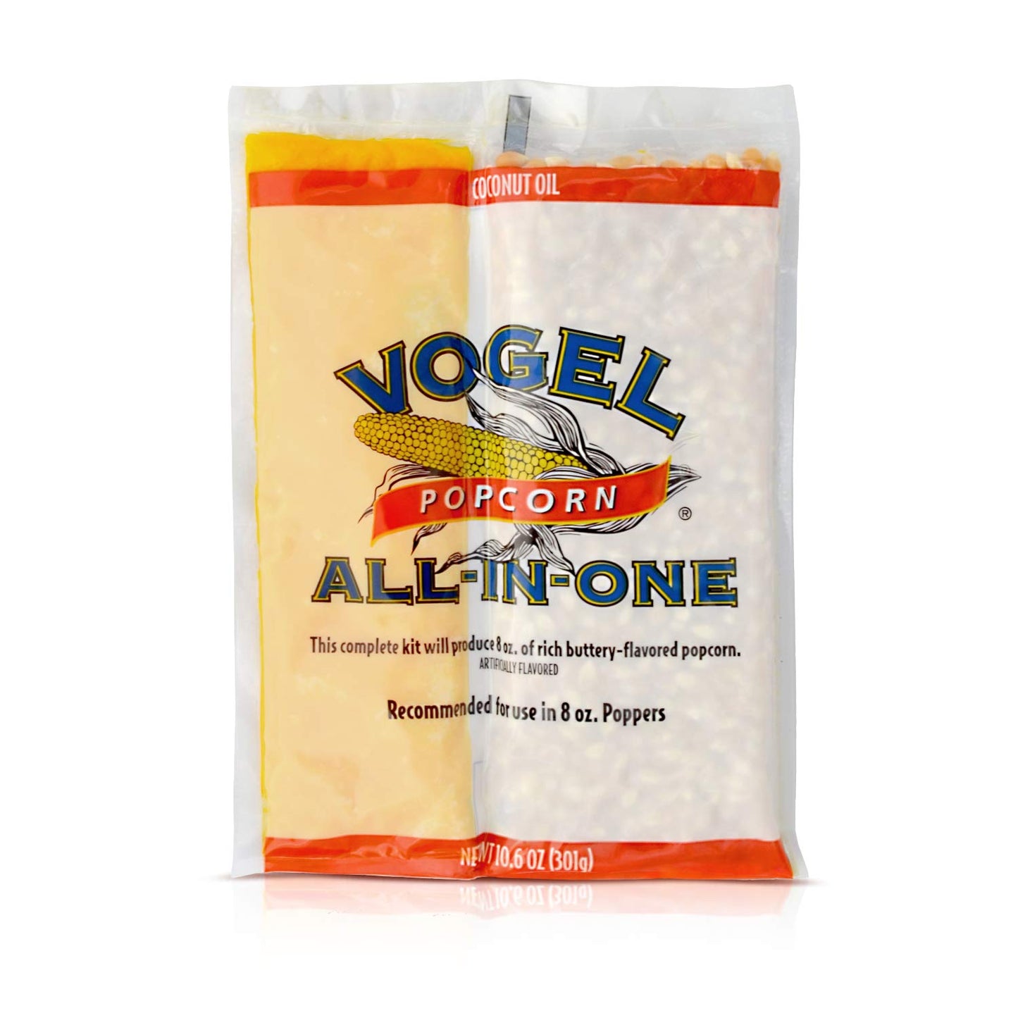 Vogel Coconut Oil Popcorn Kit - 10.6 Ounce (Pack of 24)