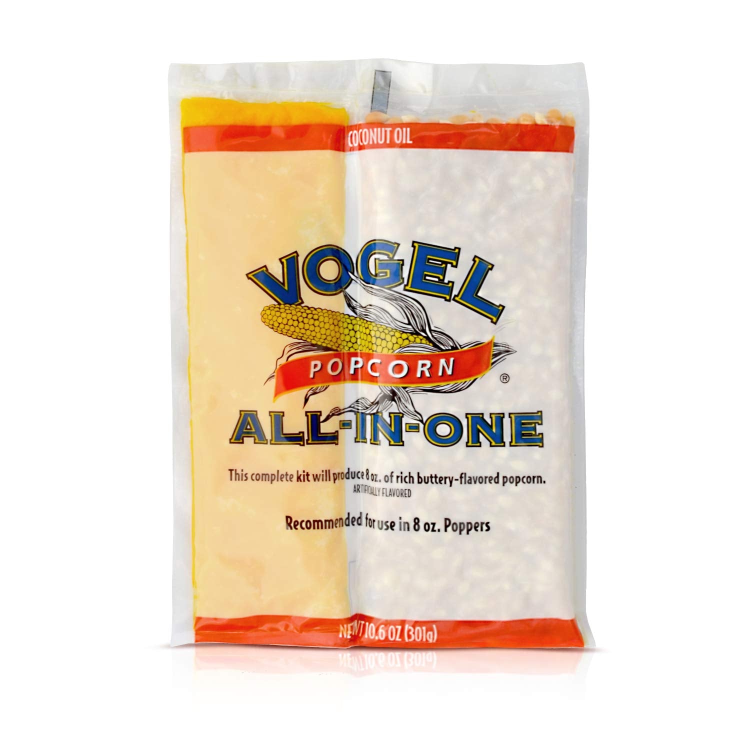 Vogel Coconut Oil Popcorn Kit - 10.6 Ounce (Pack of 24)