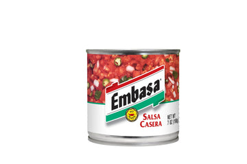 Embasa Salsa Casera, Hot, 7-Ounce Cans (Pack of 12)