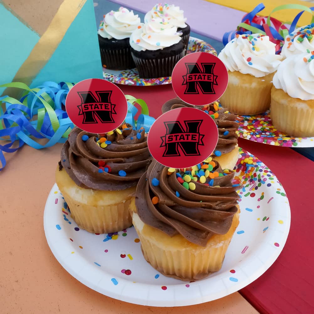 Northwestern Oklahoma State Secondary Cupcake Picks Toppers Decoration Set Of 6