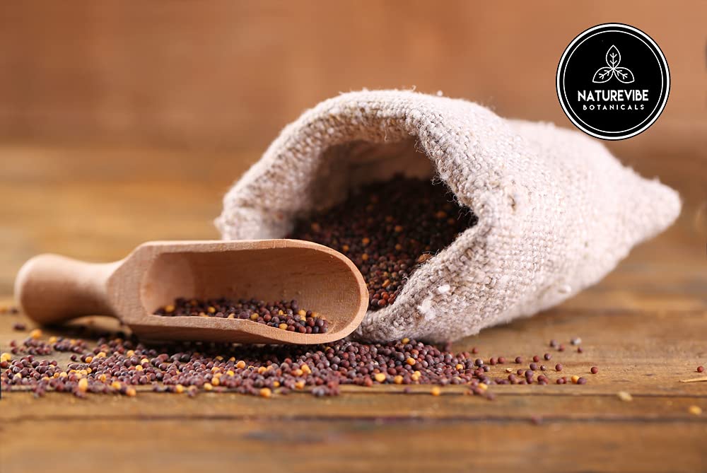 Naturevibe Botanicals Black Mustard Powder 5Lb | Non Gmo Gluten Free Vegan | Indian Spice Made With 100% Pure Black Mustard Seed