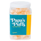 Papa'S Puffs Tropical Flavored Pure Sugar Candy - Individually Wrapped In Resealable Tub - Fat-Free, Gluten-Free, Cholesterol-Fr