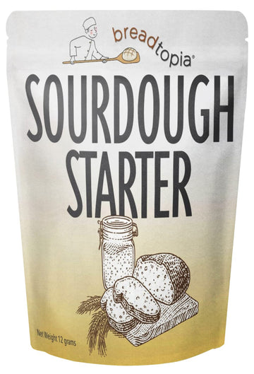Breadtopia Sourdough Starter (Dry)  Made From Organic & Non-Gmo Ingredients  Easy To Follow Instructions  Make Homemade Sourdoug