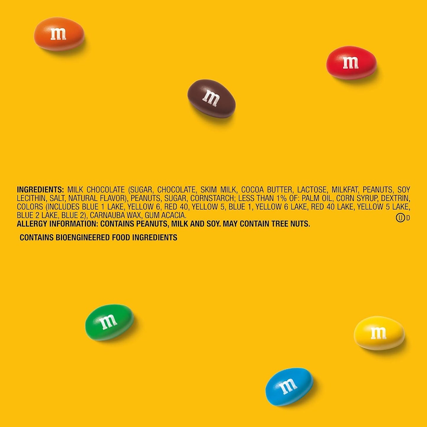M&M'S M & M'S 55116 Milk Chocolate Candies, Milk Chocolate And Peanuts, 38 Oz Bag