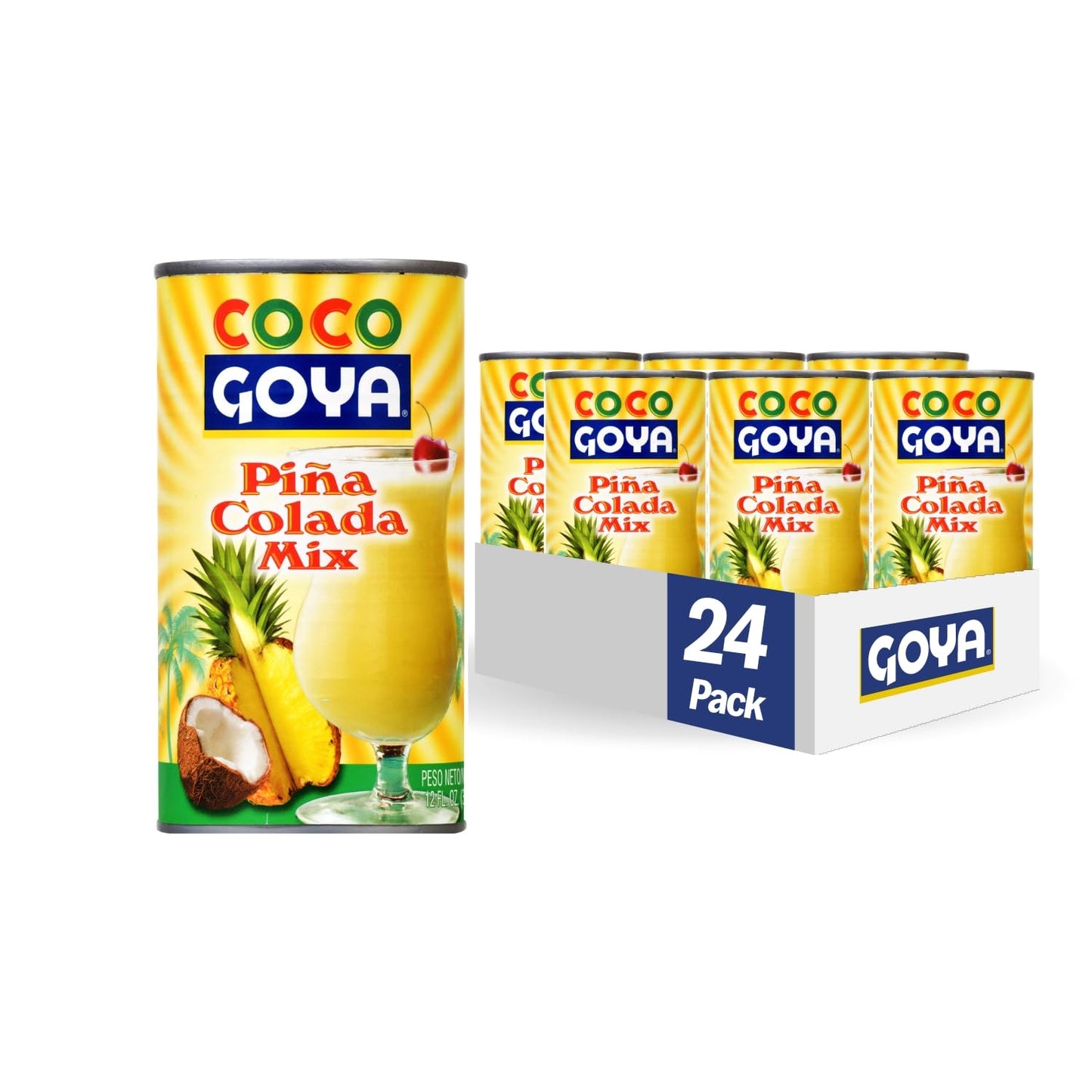 Goya Foods Pia Colada Mix  12 Fl Oz (Pack Of 24)