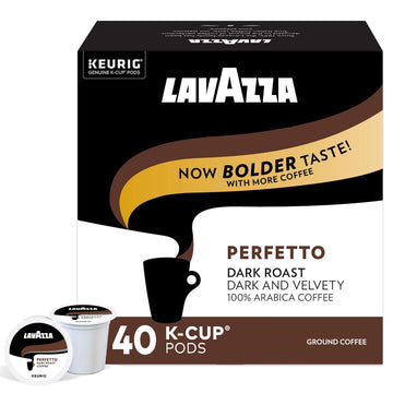 Lavazza Singleserve Coffee Kcups For Keurig Brewer, Perfetto, 40 Count (Pack Of 4)