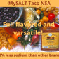 Mysalt Taco Seasoning Mix, No Salt Added (3 Pack)