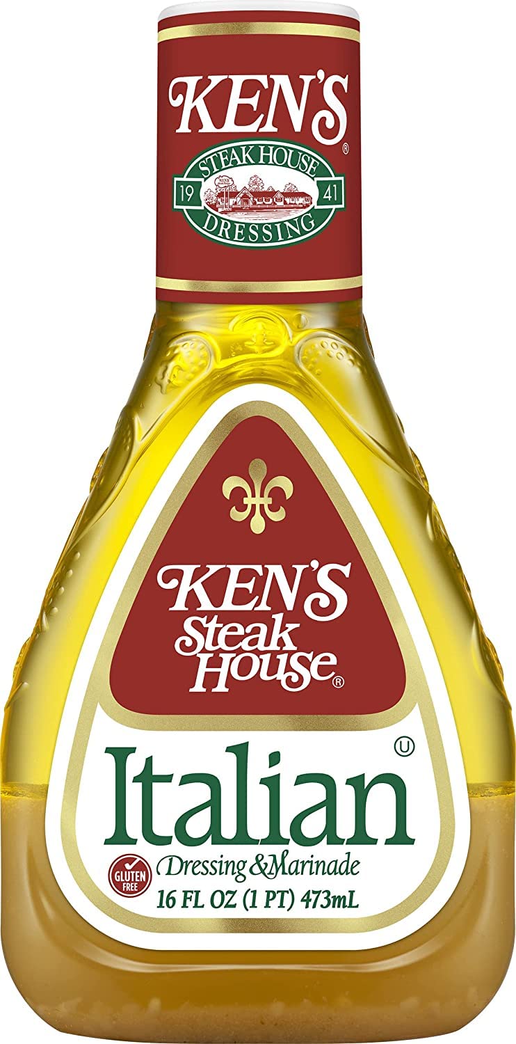 Ken'S Steak House Italian Dressing & Marinade 16 Fl Oz (Pack Of 4)