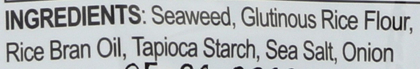 Seasnax Chomperz Crunchy Original Seaweed Chips, 1 Ounce -- 8 Per Case.