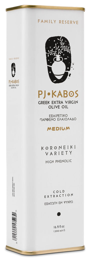 2024 Gold Award Winner, High Phenolic (400+mg/kg), Premium Greek Extra Virgin Olive Oil, Medium Intensity, Kosher, Greece Single