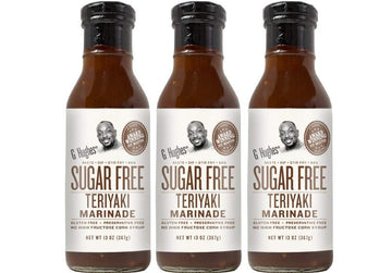 G Hughes Sugar Free Teriyaki Marinade - Gluten Free Teriyaki Sauce, Sugar Free Teriyaki Sauces, Asian Sauces, Sugar Free BBQ Sau