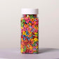 COKOC Happy Birthday Alphabet Sprinkles 2.64 oz Ice Cream Cake Cupcake Toppers Dessert Decoration, Colorful Sugar Candy