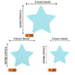 60 Pcs Edible Star Cupcake Toppers Edible Stars Cake Decorations Wafer Paper Twinkle Star Cake Toppers Baby Shower Cupcake Picks