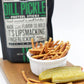 Pop Daddy Flavored Pretzels Sticks | Healthy Gourmet Pretzels Snacks | 7.5Oz Individual Bags | 3 Pack | Dill Pickle