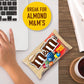 M&M'S Almond Chocolate Candy Sharing Size 2.83-Ounce Pouch 18-Count Box