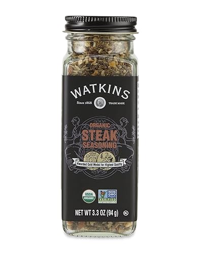 Watkins Gourmet Organic Spice Jar Steak Seasoning 3Oz