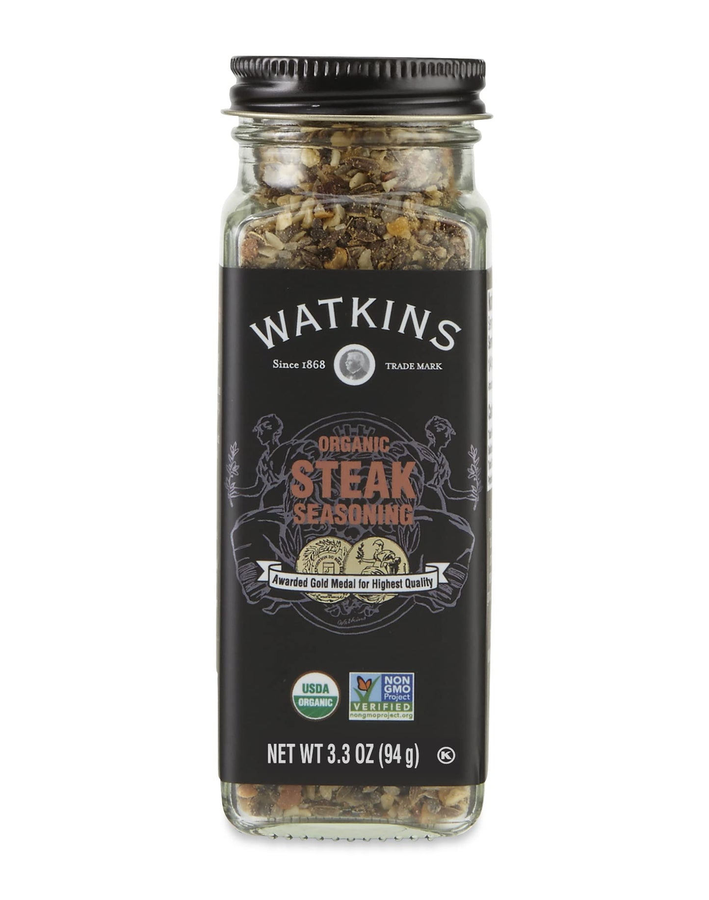 Watkins Gourmet Organic Spice Jar Steak Seasoning 3Oz