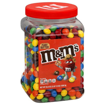M&M'S Peanut Butter Chocolate Candy, 55 Oz,, ()