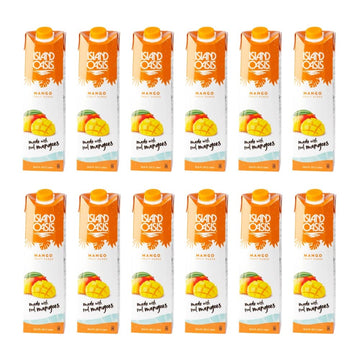 Island Oasis Mango Fruit Puree Beverage Mix, 33.9 Fluid Ounce (Pack Of 12)