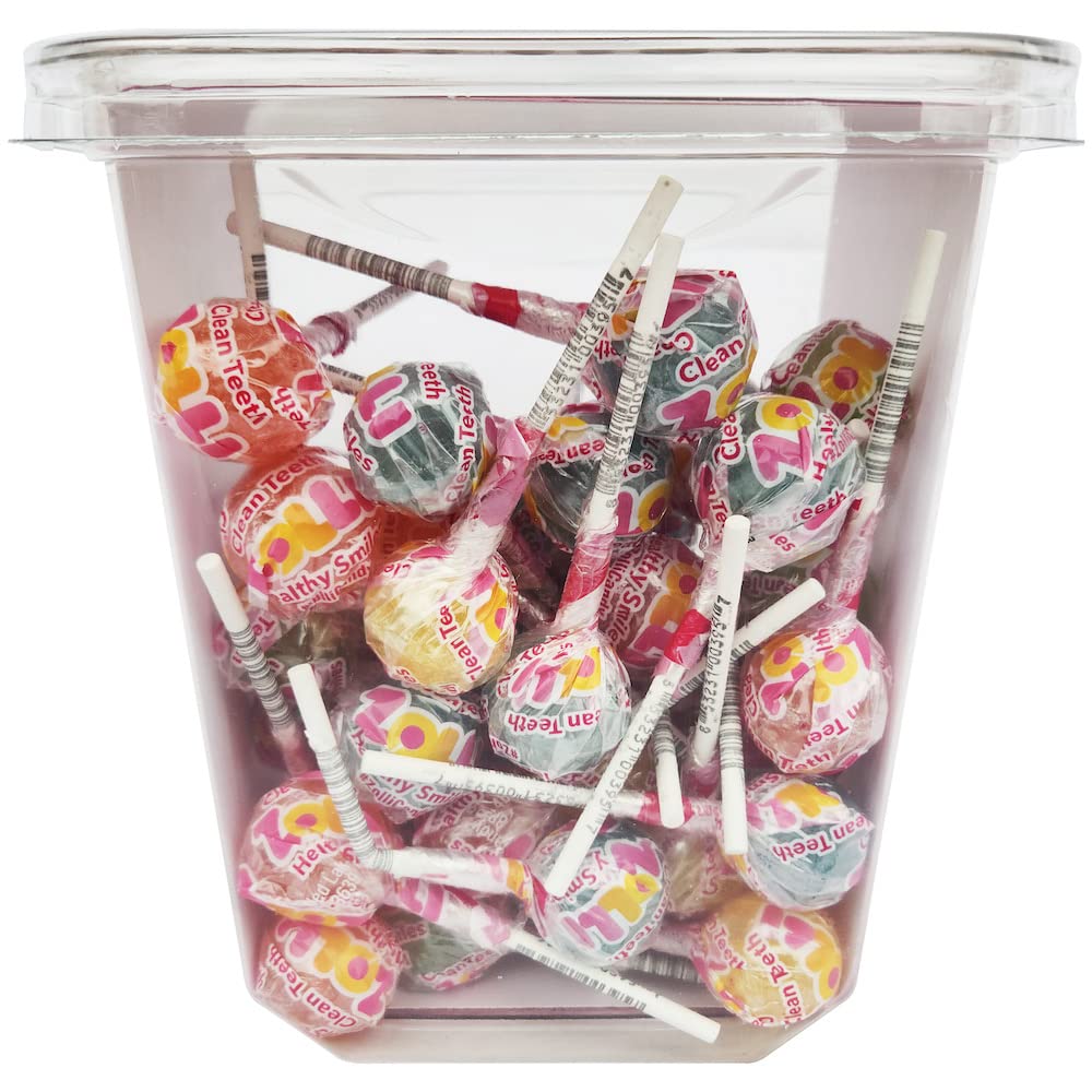Ball Popz 60Ct Tub - Assorted Flavors, Sugar-Free, Dental-Friendly Lollipops For Guilt-Free And Flavorful Snacking