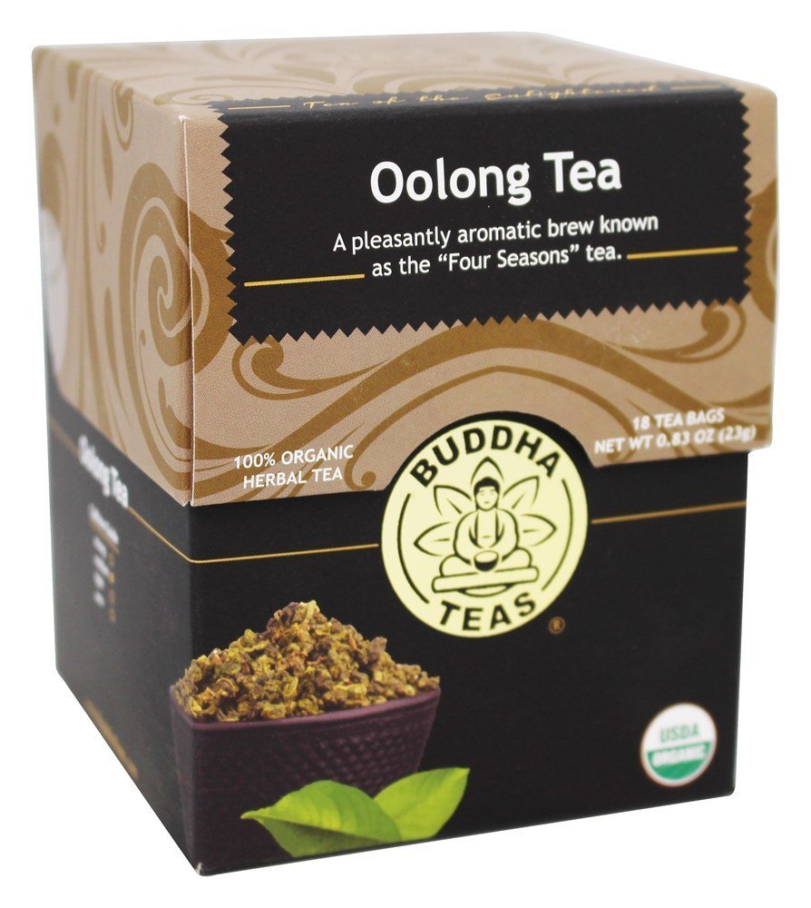 Organic Oolong Tea, 18 Bleach-Free Tea Bags - Rich in Vitamins and Minerals and a Natural Source of Antioxidants, No GMOs