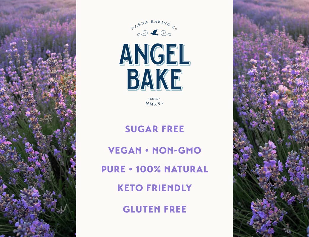 SAENA BAKING CO Pure Bulgarian Lavender Extract - Culinary Aromatics, Vegan, Gluten Free, 2 Oz with Spritzer & Dropper