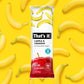 Thats it Apple + Banana 100% Natural Real Fruit Bar, Best High Fiber Vegan, Gluten Free Healthy Snack, Paleo for Children & Adu