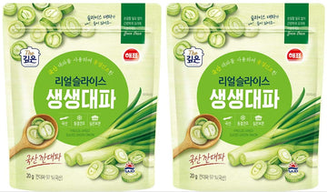 K-Mystery 2 packs of Haepyo Freeze Dried Sliced Green Onion (?? ???? ?? ??) from Korea 100Percent (Green Onion 0.7oz X 2packs)