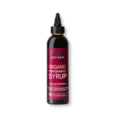 Just Date: Organic Pomegranate Syrup / 100% Natural / Organic Pomegranate Molasses / Healthy Alternative for Sugar, Honey or Map