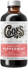 Cook's Pure Peppermint Extract,For Ice Creams, Candies, Icings, Cookies and Beverages,16 oz