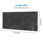 Topographic Contour Gaming Mouse Pad Large Xl Long Extended Pads Big Mousepad Keyboard Mouse Mat Desk Pad Home Office Decor Acce