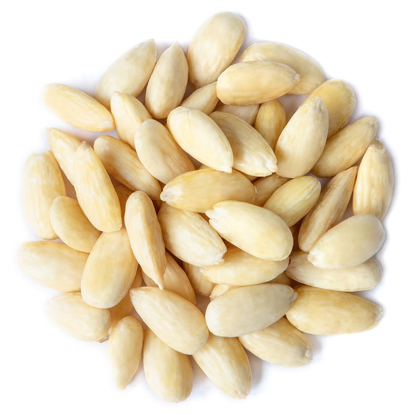 Food To Live Organic Blanched Whole Almonds, 16 Pounds - Non-Gmo, Raw, Unpasteurized, Unsalted, Keto, Paleo, Kosher, Bulk, High