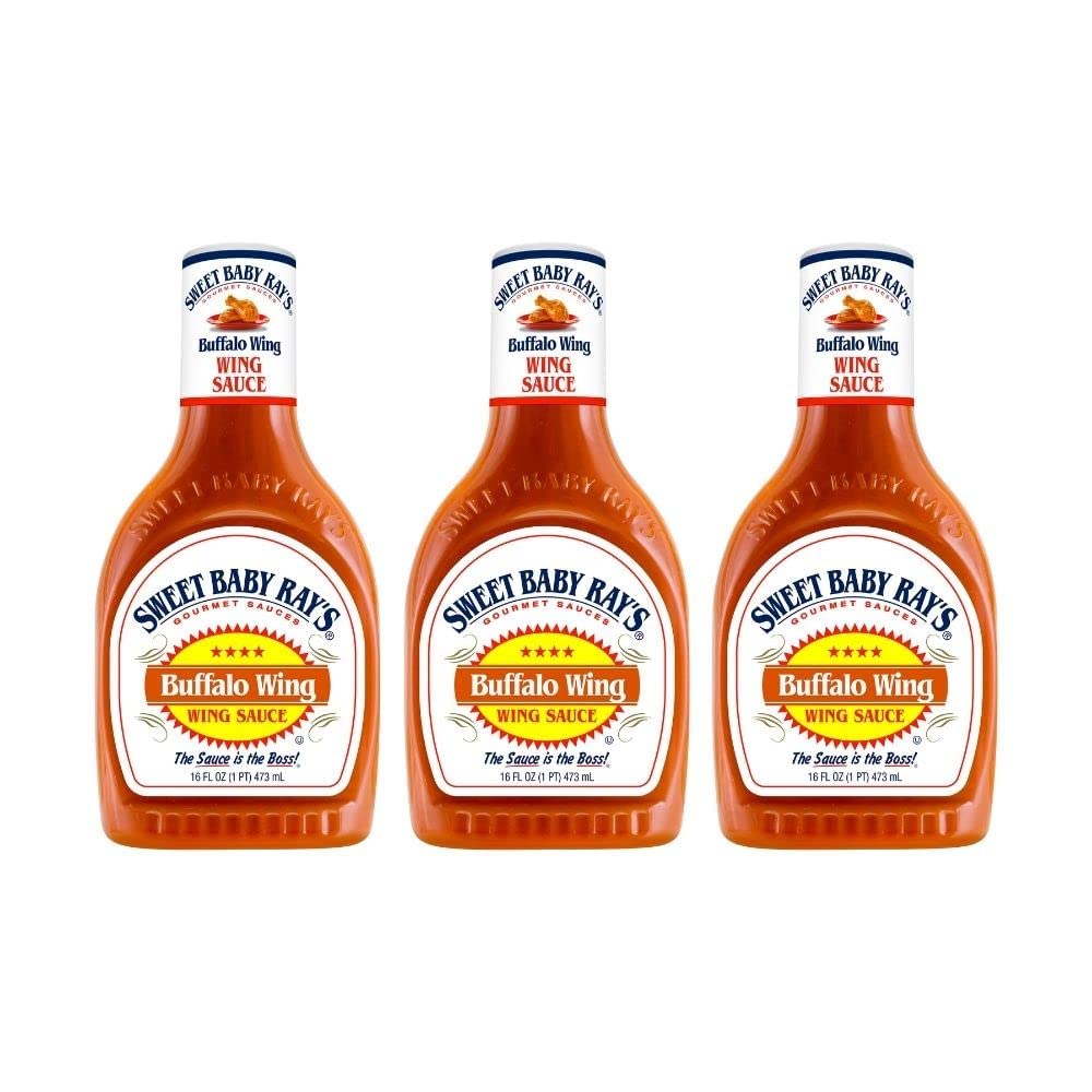 Sweet Baby Ray'S Wing Sauce & Glaze - Buffalo Wing - 16 Fl Ounce Bottles - Pack Of 3
