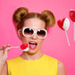 The Dreidel Company Valentines Day Lollipops, Red Heart Shaped, Strawberry N Cream, 48-Pack, 2 Pound