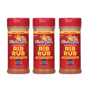 Famous Dave's - 3 pck, Rib Rub Seasoning (16.5 oz.)
