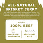 Bulk Teriyaki 1 Pound Brisket Beef Jerky - All Natural Gluten Free