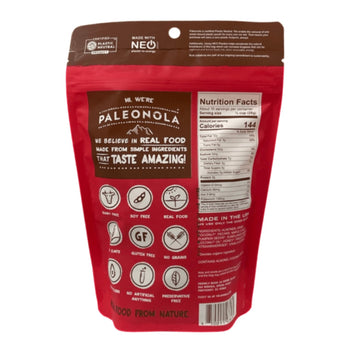Paleonola – Grain Free Granola Strawberry Flavor – Non-Gmo, Grain, Soy, Gluten, Dairy Free – Low Carb Protein Snack For A Healthy Breakfast