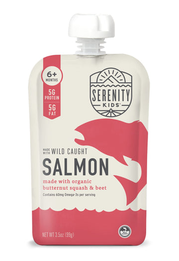 Serenity Kids 6+ Months Baby Food Pouches Puree Made With Ethically Sourced Meats & Organic Veggies  3.5 Ounce Bpa-Free Pouch  W