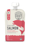 Serenity Kids 6+ Month Baby Food Puree Pouches with Wild Caught Salmon, Butternut Squash & Beet - Ethically Sourced Meat & Organ