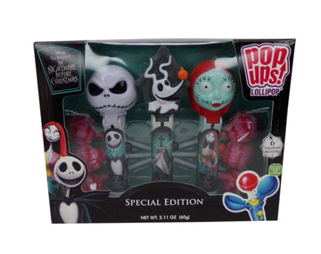 Disney Tim Burton'S The Nightmare Before Christmas Special Edition Pop Ups Lollipop Gift Set, 2.11 Oz
