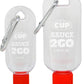 By The Cup Sauce 2 Go Keychains 1.69 Fluid Ounce And 1 Fluid Ounce Empty Mini Sauce Bottles (Sauce Not Included)