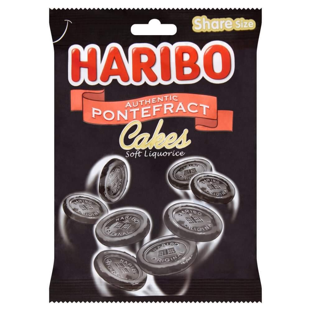 Original Haribo Authentic Pontefract Cakes Soft Liquorice Bag Imported From The UK England The Very Best Of British Dunhills Ori