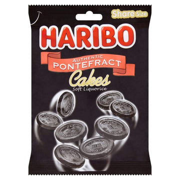 Original Haribo Authentic Pontefract Cakes Soft Liquorice Bag Imported From The UK England The Very Best Of British Dunhills Ori