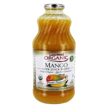 Lakewood Organic Mango Juice, 32 Ounce - 12 per case.