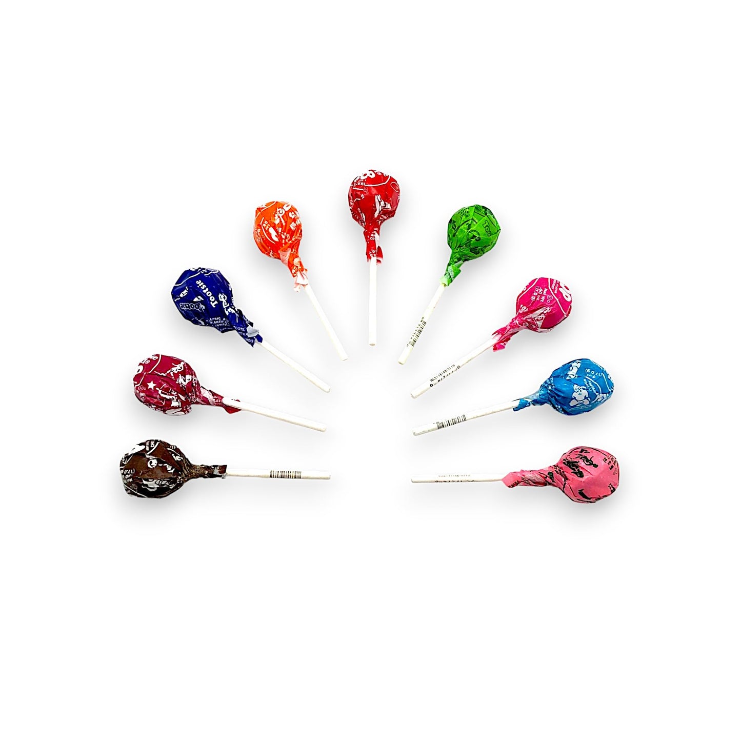 Tootsie Roll Pops-All 9 Assorted Fruit Flavors With Chocolate Center-120 Count Of Americas Favorite Lollipop Individually Wrappe